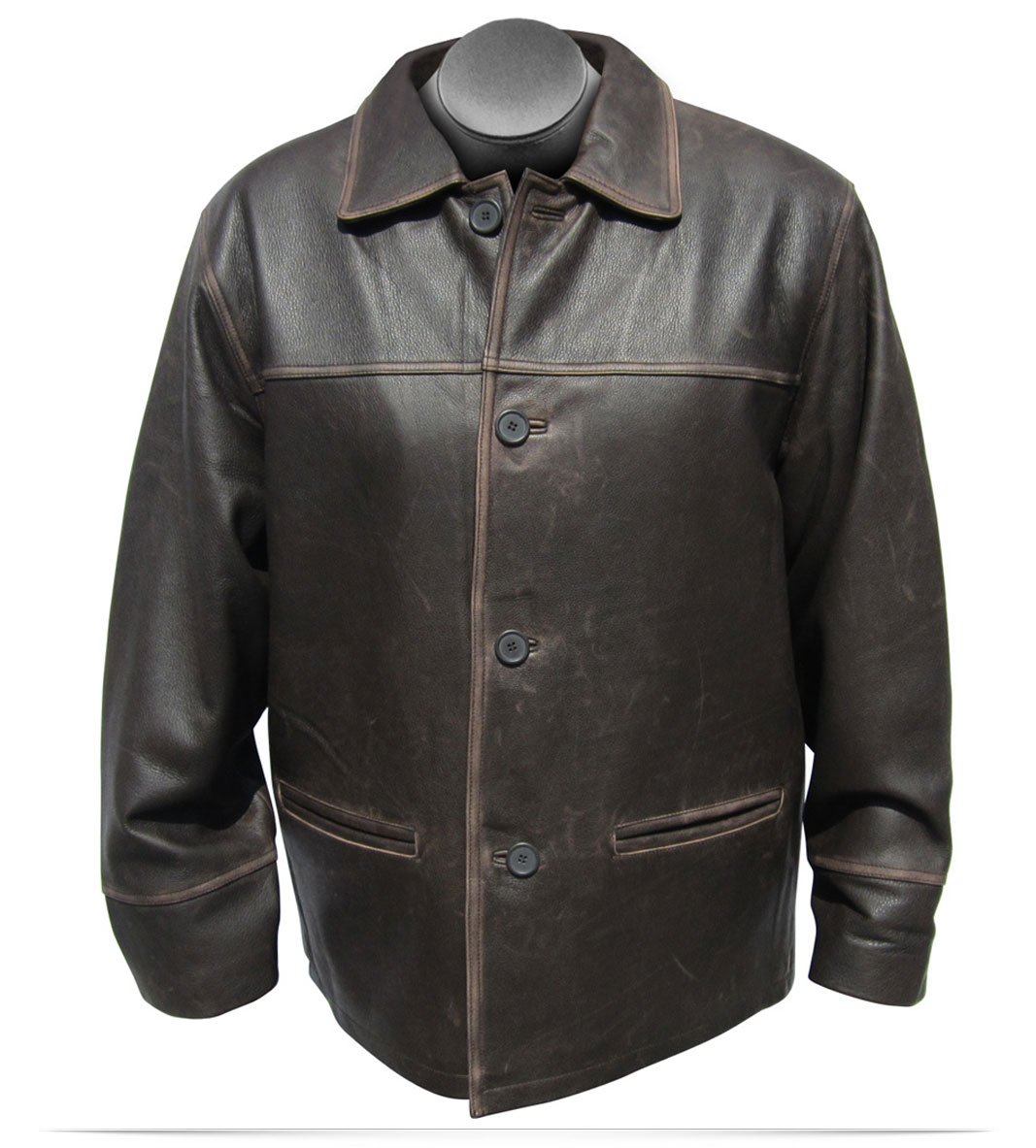 Customize Logo Dawson Leather Jacket Customize Logo Dawson Leather Jacket