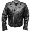Custom Logo Motorcycle Leather Jacket