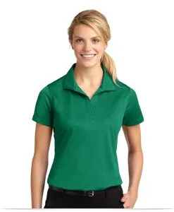 Ladies Custom Logo Moisture Wicking Sport Shirt