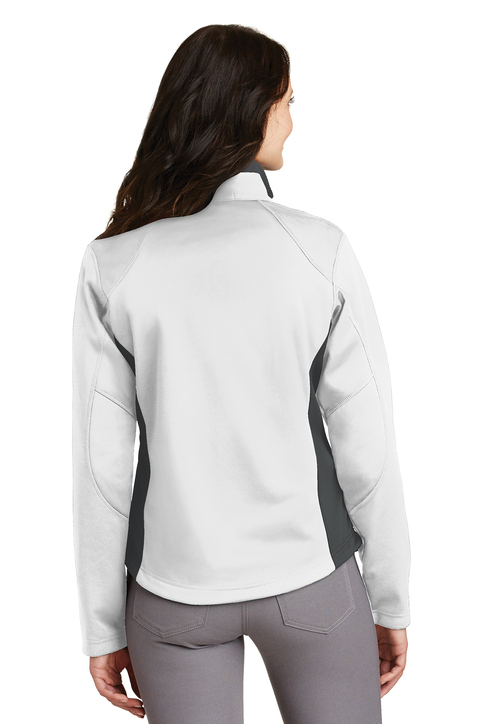 Ladies Two-Tone Soft Shell Jacket - Image 4