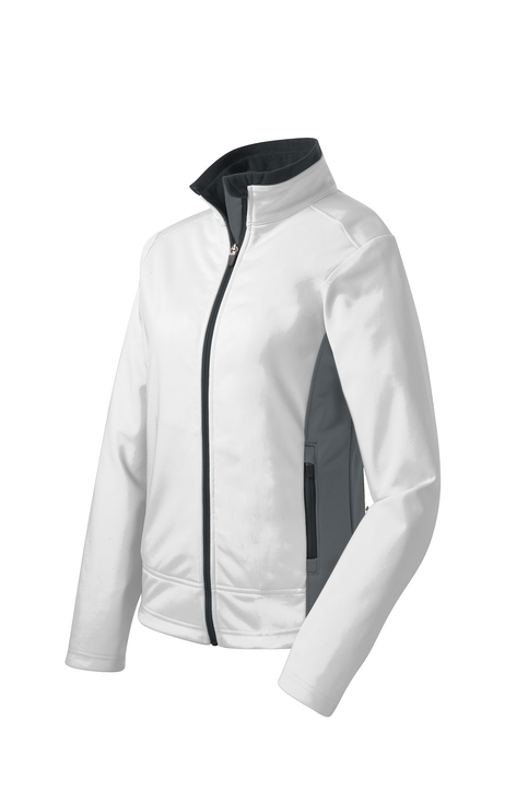 Ladies Two-Tone Soft Shell Jacket - Image 2