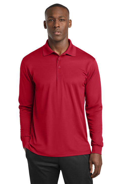 Long Sleeve Dri-Wick Polo Shirt - Image 5