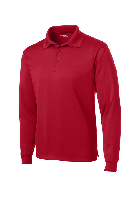 Long Sleeve Dri-Wick Polo Shirt - Image 2