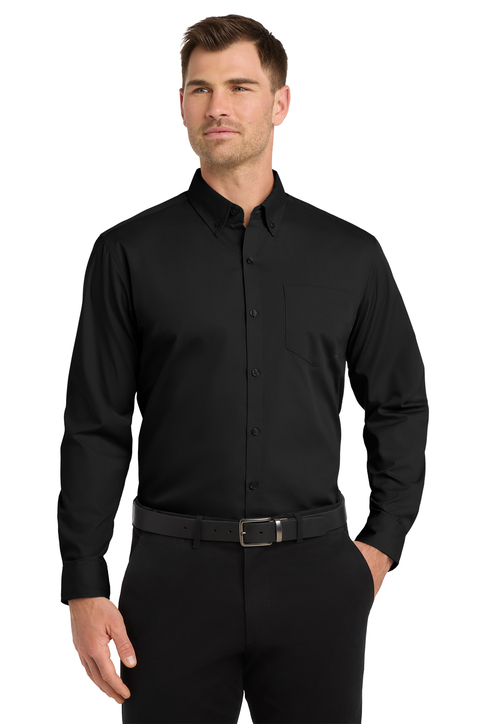 Long Sleeve Poplin Shirt - Image 5