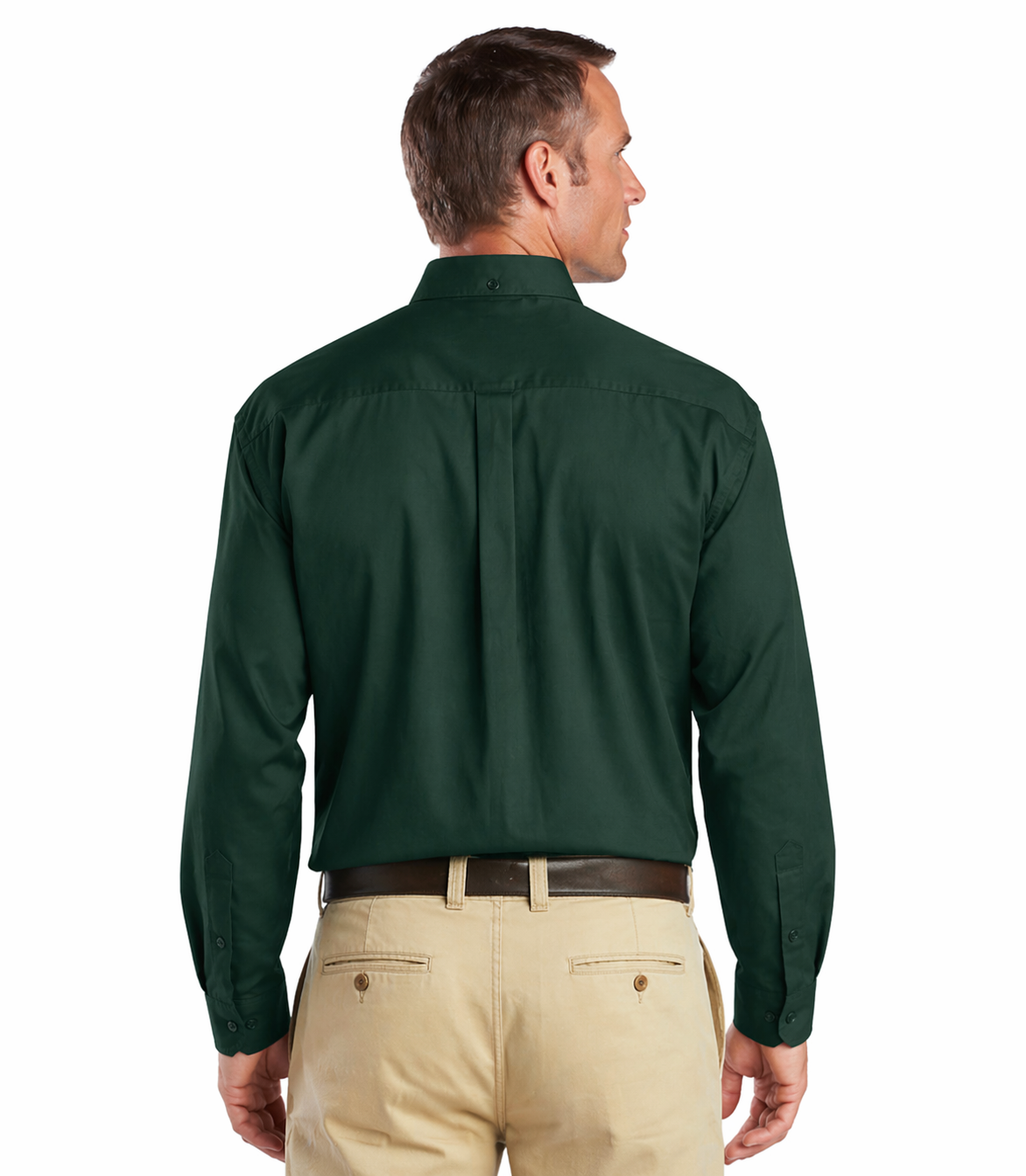 Men's Long Sleeve Twill Shirt - Image 4