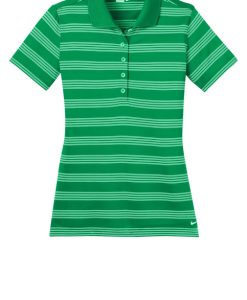 Alternative view of Nike Golf Ladies Dri-FIT Tech Stripe Polo