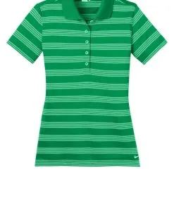 Alternative view of Nike Golf Ladies Dri-FIT Tech Stripe Polo