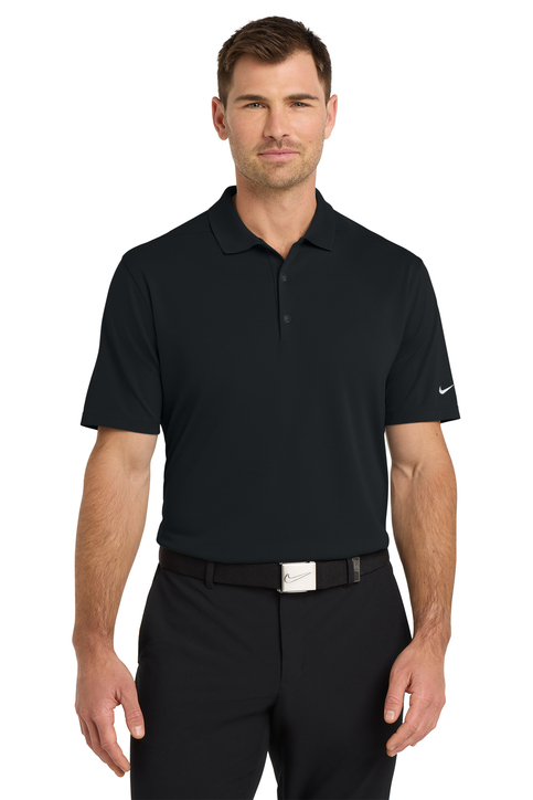 Nike 373749 Dri-FIT Pebble Texture Polo - White - XS