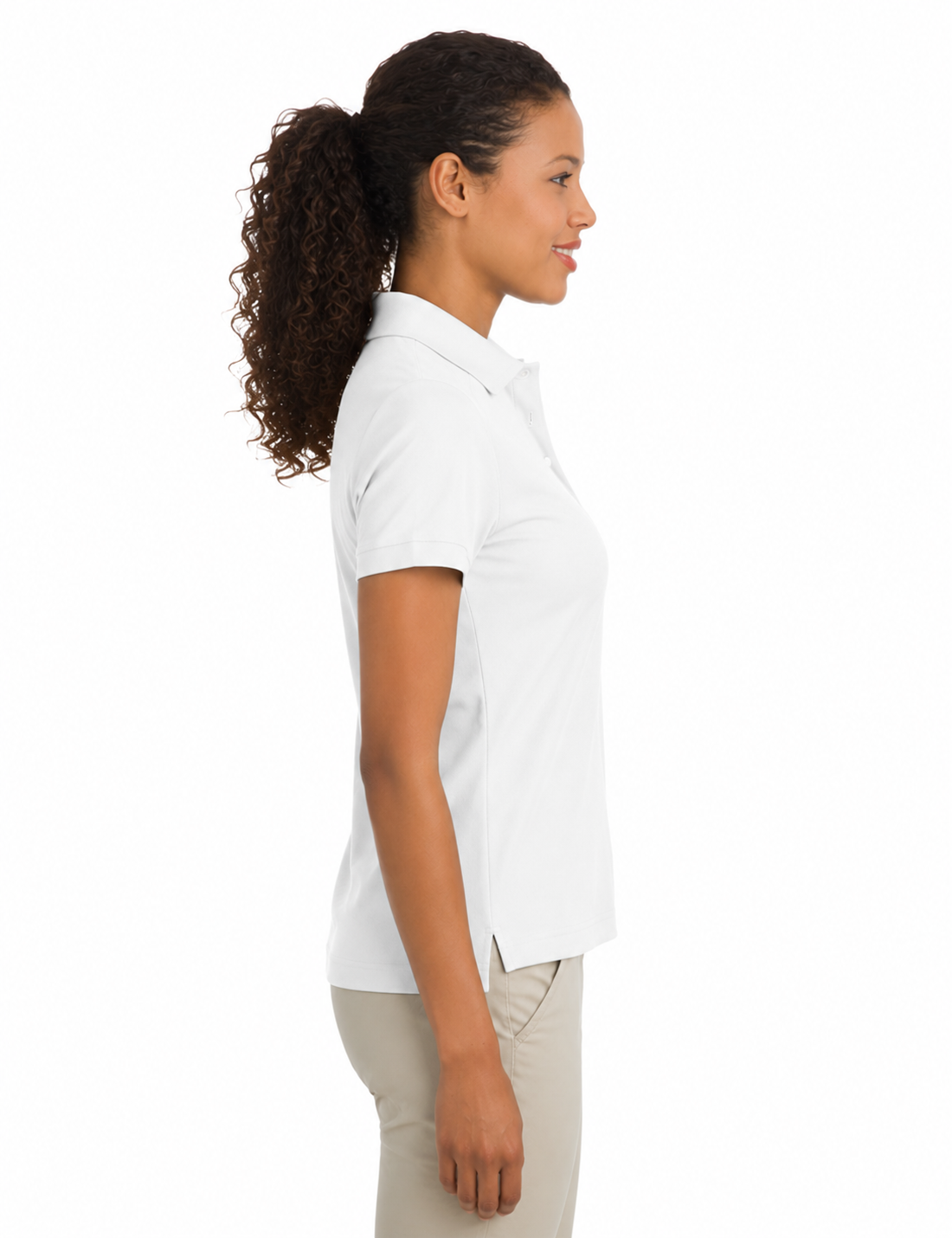 Nike Ladies Pique Golf Shirt - Image 2