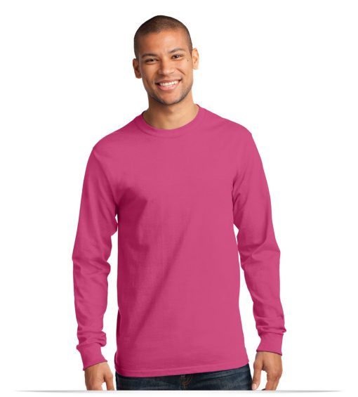 Personalized Logo on 100% Cotton Long Sleeve T-Shirt
