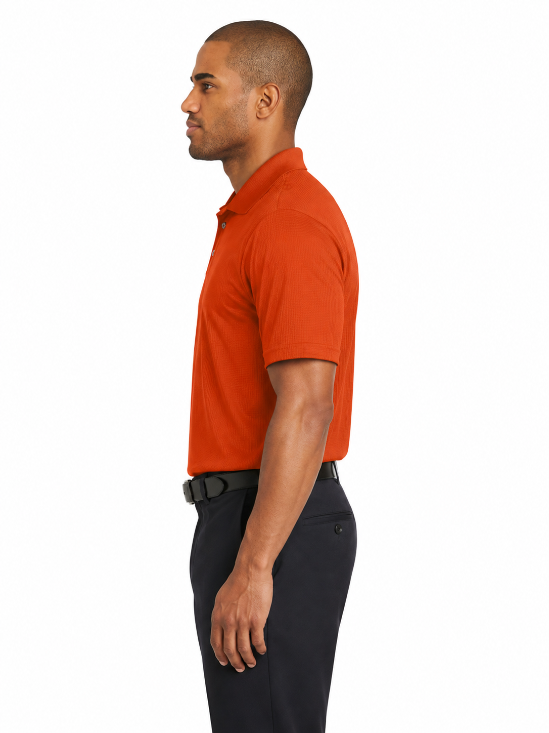 Performance Jacquard Polo shirt - Image 3