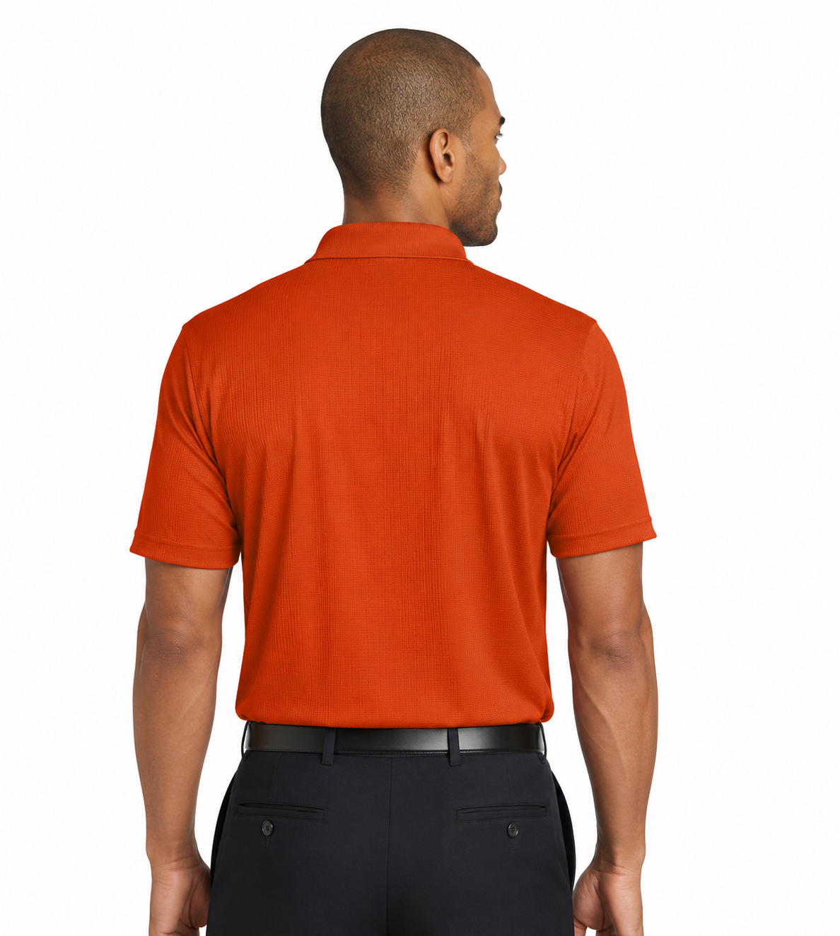 Performance Jacquard Polo shirt - Image 4