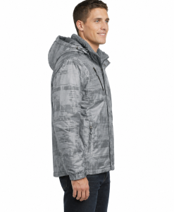Alternative view of Port Authority Brushstroke Print Insulated Jacket