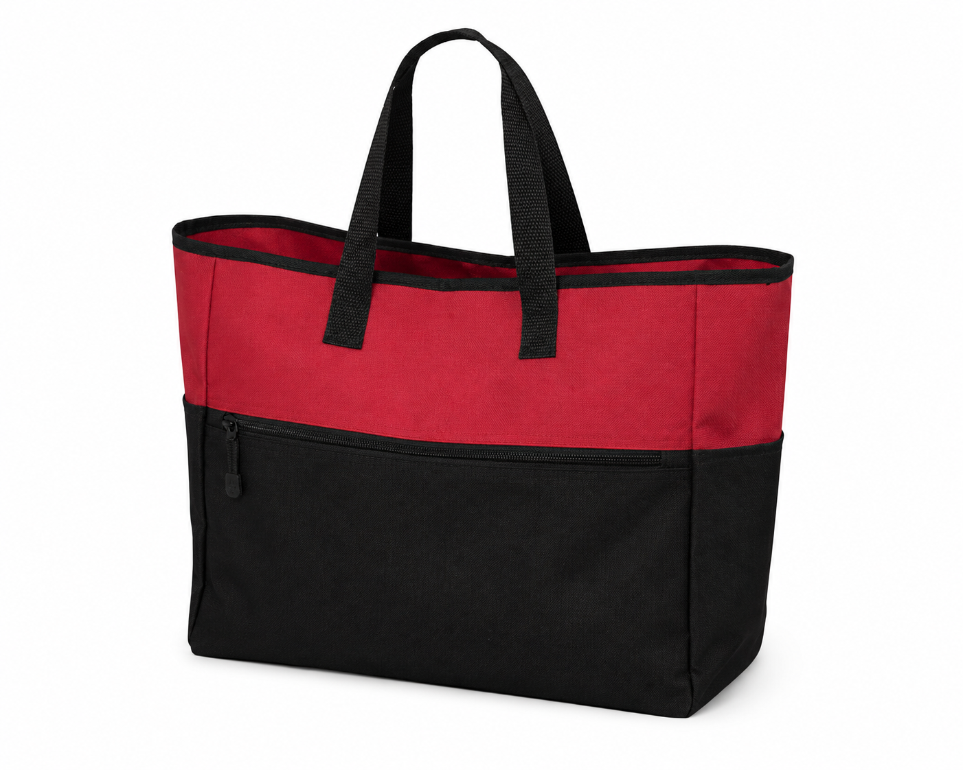 Printed 2 Tone Tote Bag - Image 3
