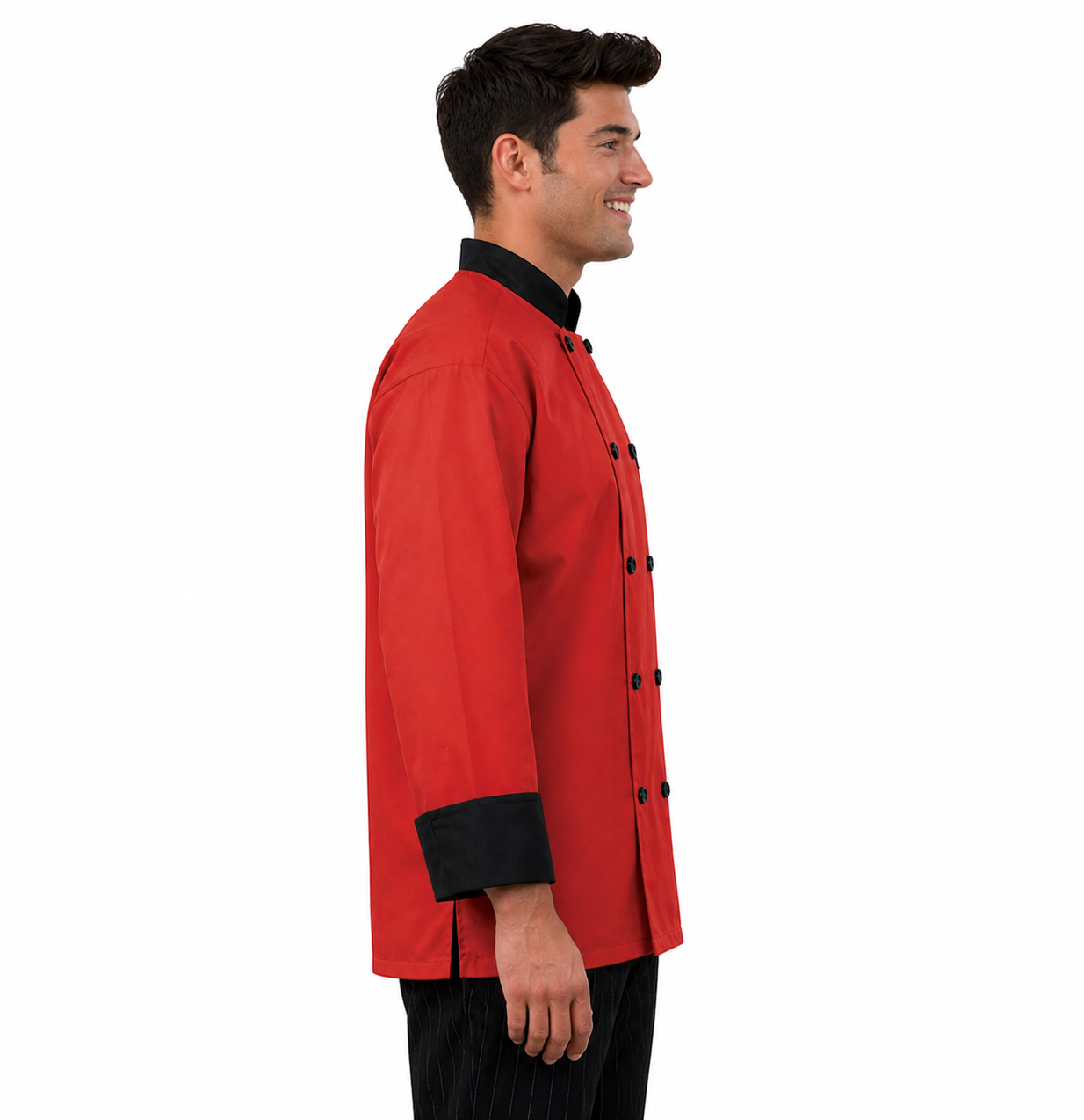 Professional 10 Button Chef Jacket - Image 2
