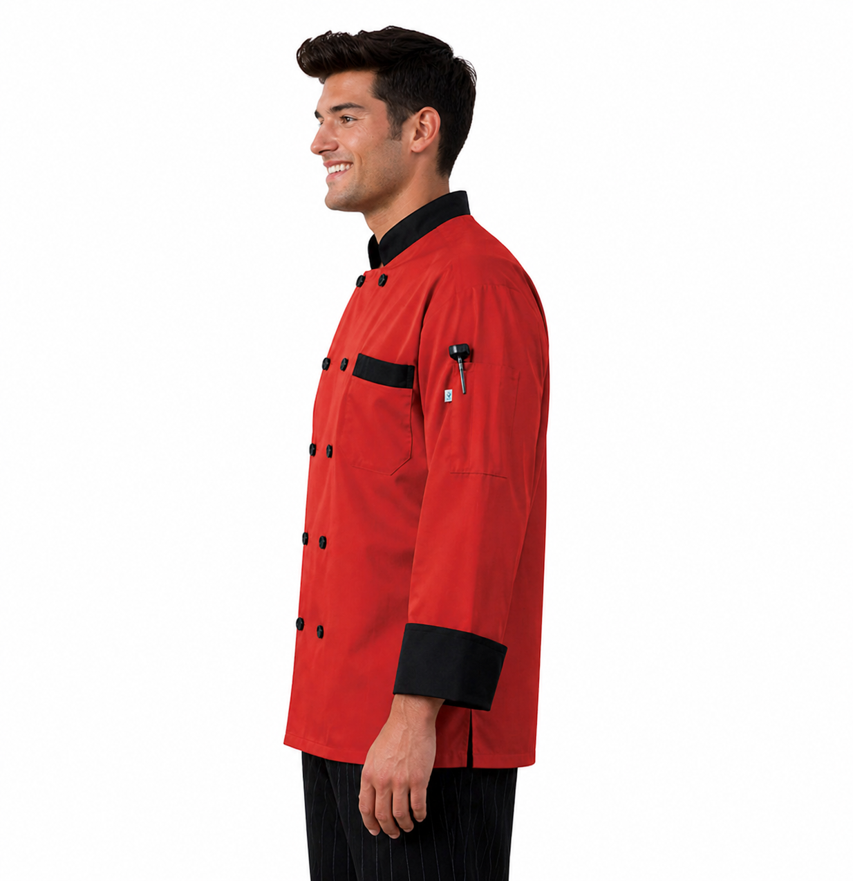 Professional 10 Button Chef Jacket - Image 3