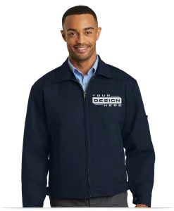 Design Custom Embroidered Red Kap Work Jackets Online