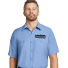 Custom Embroidered Logo Red Kap Work Shirts for Men