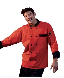 Customize 10 Button Embroidered Chef Jacket