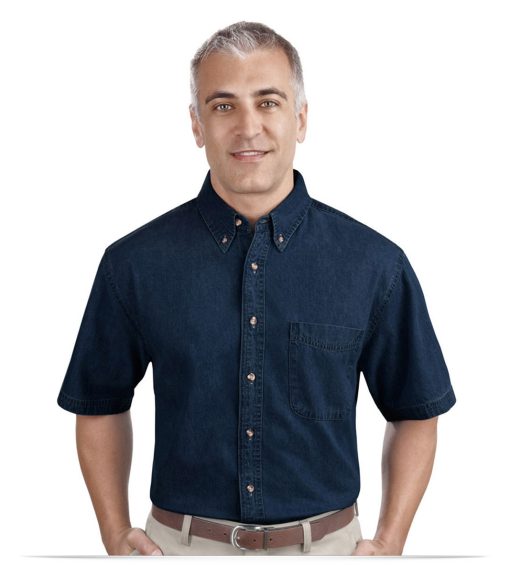 Embroidered Denim Shirt
