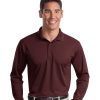 Personalized Long Sleeve Dri-Wick Polo Shirt