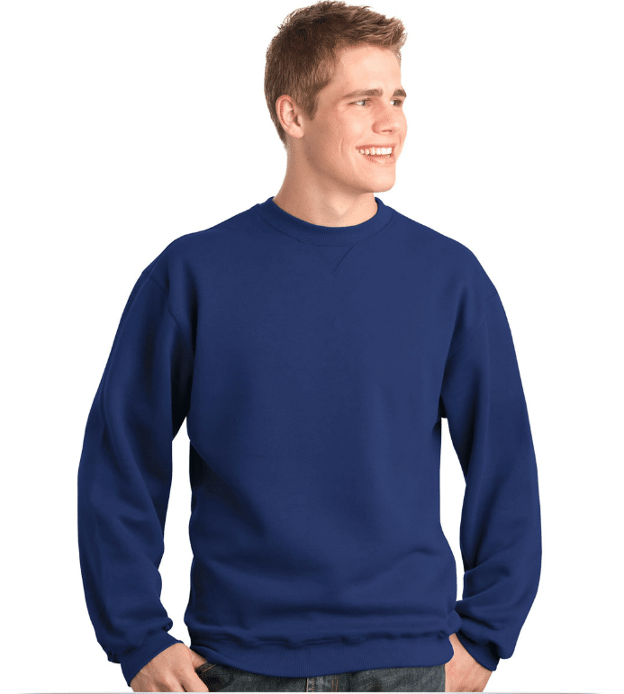 Custom Crewneck Sweatshirt Sueded Fleece with Logo Online
