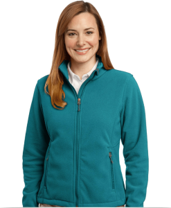 Custom Embroidered Ladies Fleece Jacket