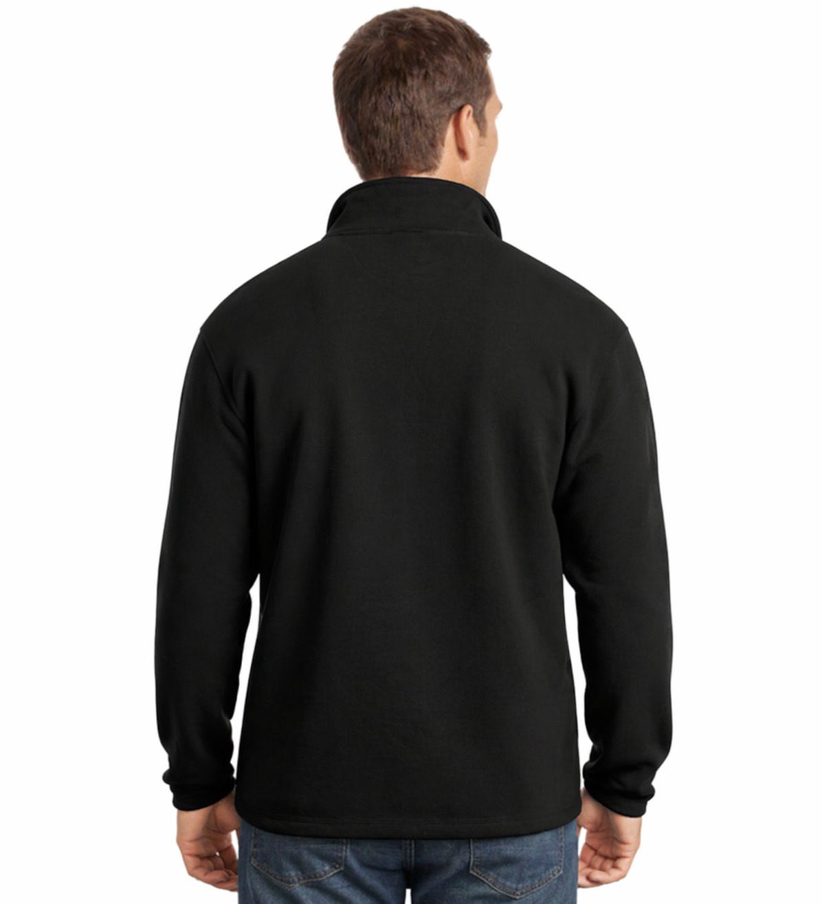 Sueded Fleece Pullover - Image 4