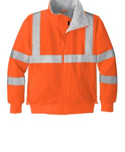 Alternative view of Work Jacket with Reflective Tapes