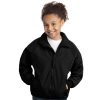 Embroidered Logo Kid’s School Jacket