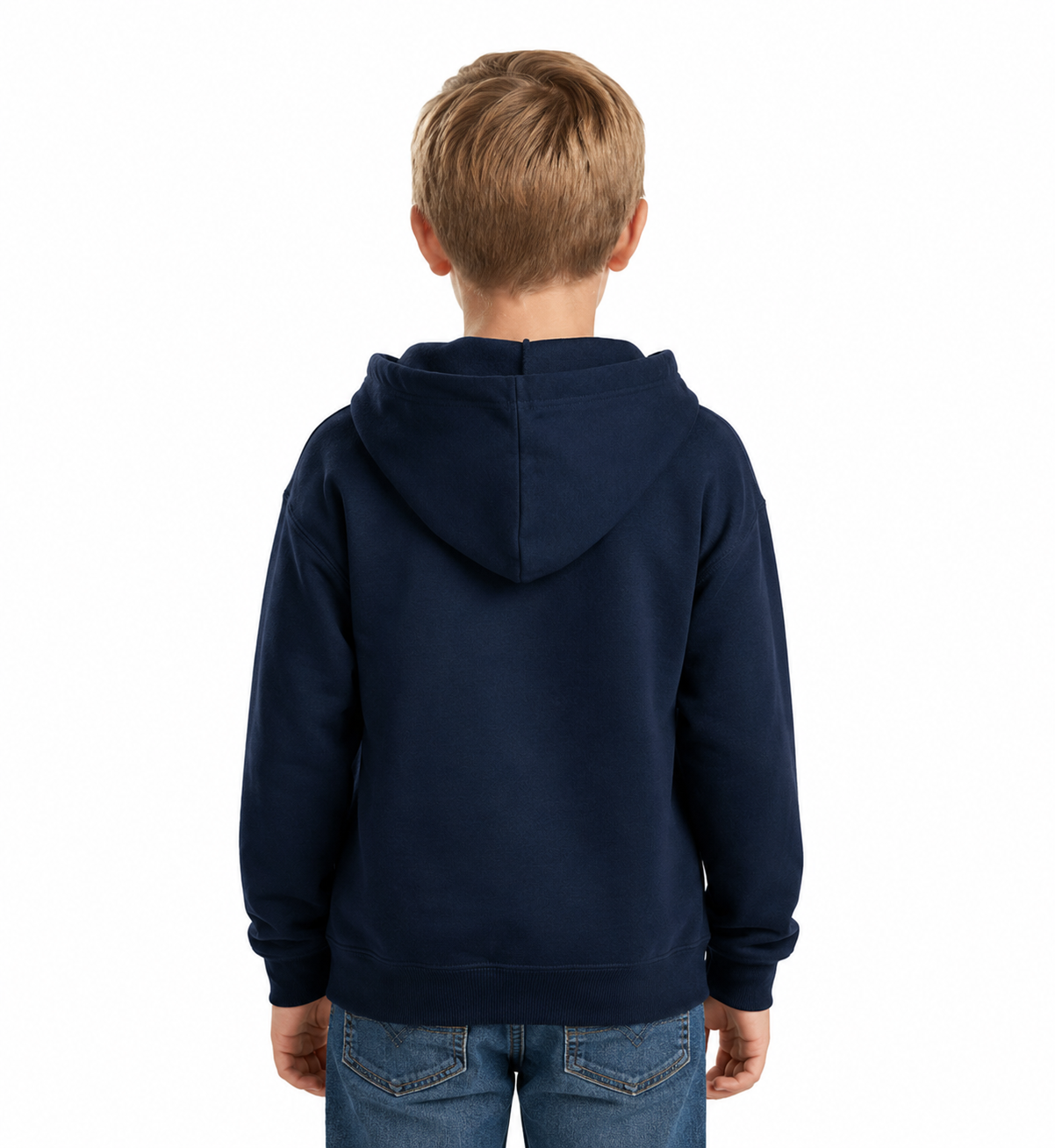 Youth Hooded Zip Jacket - Image 4