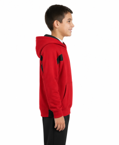 Alternative view of Youth Raglan Hooded Sweatshirt
