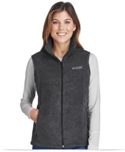 Custom Logo Columbia Ladies Fleece Vest