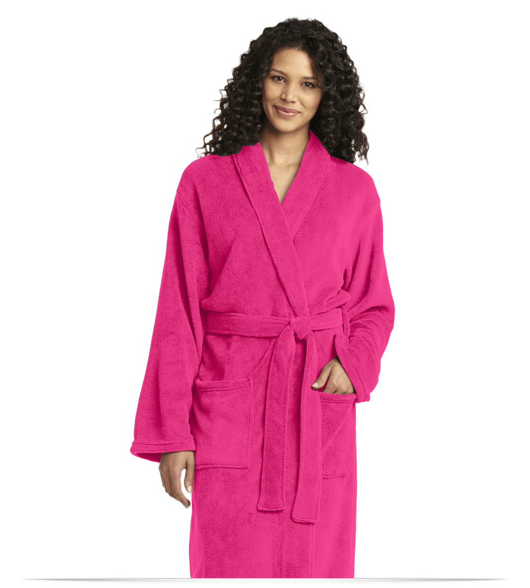 Customize Port Authority Plush Microfleece Collar Robe Customize Port Authority Plush Microfleece Collar Robe