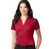 Personalized Port Authority Ladies Dri-Fit Stripe Polo Shirt