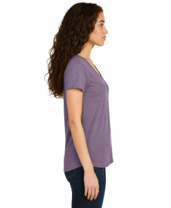 Alternative view of Alternative V-Neck Vintage 50/50 Tee