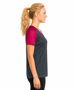 Alternative view of Customized Sport-Tek Ladies Colorblock V-Neck Tee