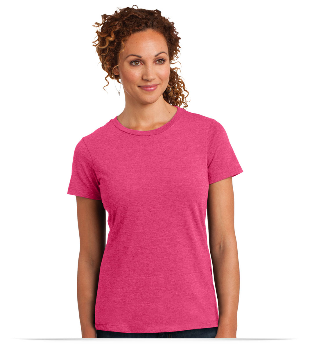 Customize District Made Ladies Perfect Blend Crew Tee Customize District Made Ladies Perfect Blend Crew Tee