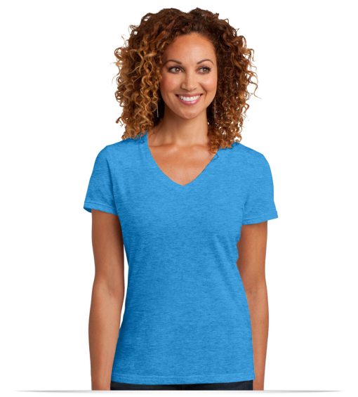 District Made Ladies Perfect Blend V-Neck Tee