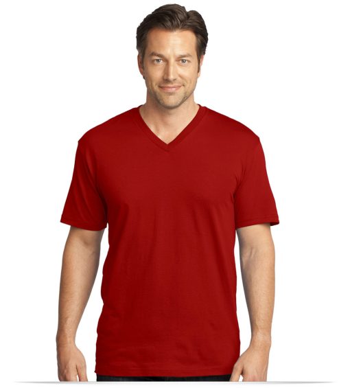Embroidered District Made Men’s Perfect Weight V-Neck Tee