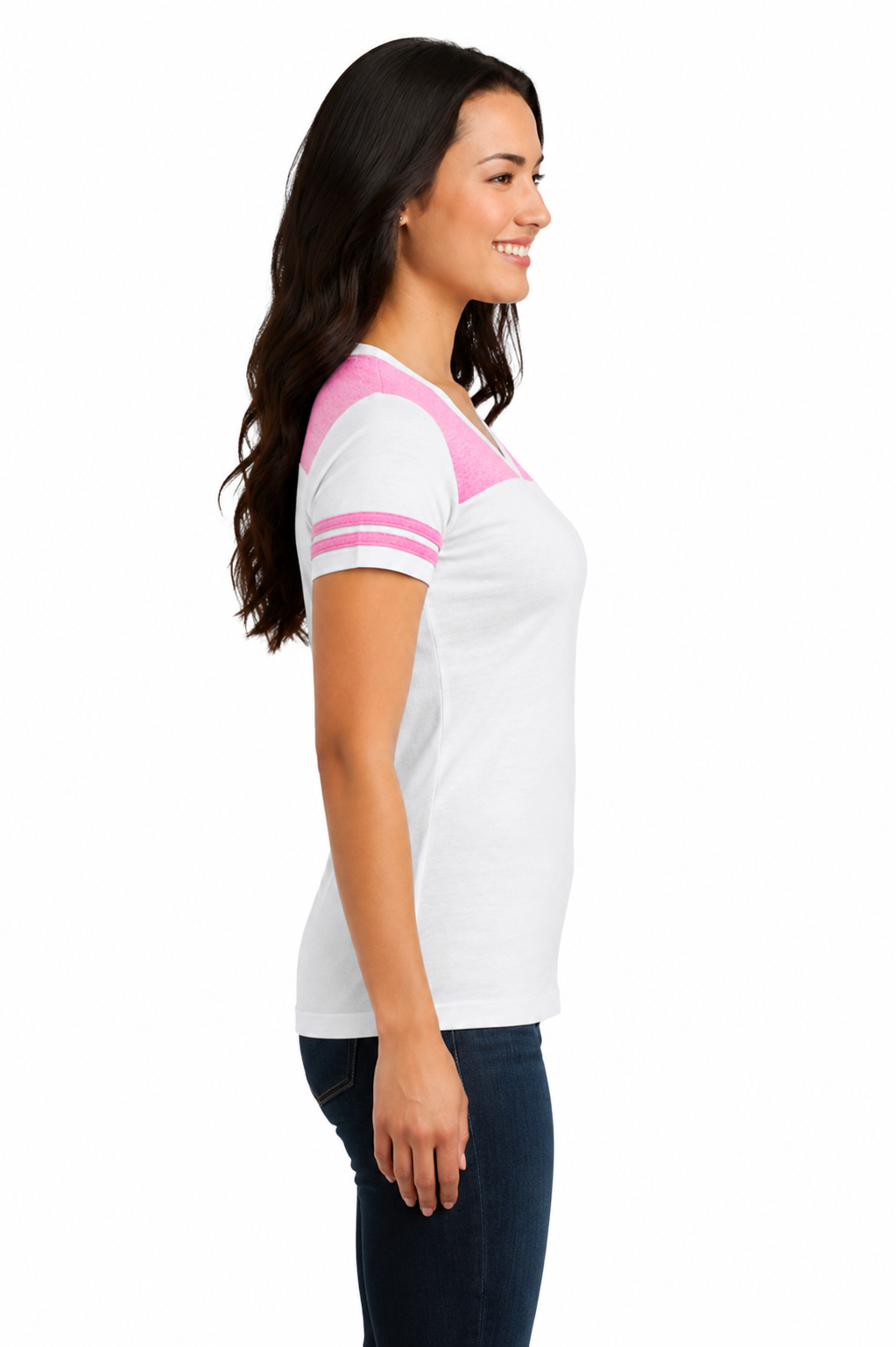 District Juniors Varsity V-Neck Tee - Image 3