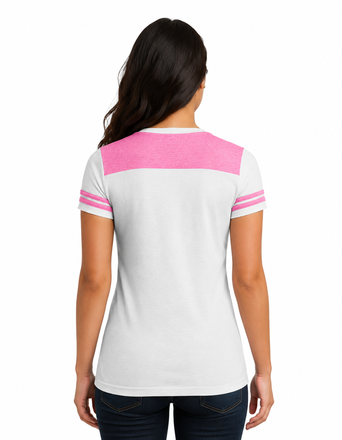 District Juniors Varsity V-Neck Tee - Image 4