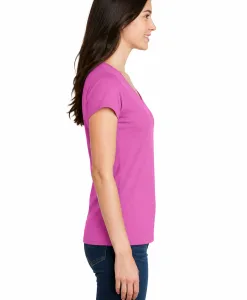 Alternative view of Gildan Junior Fit V-Neck Tee