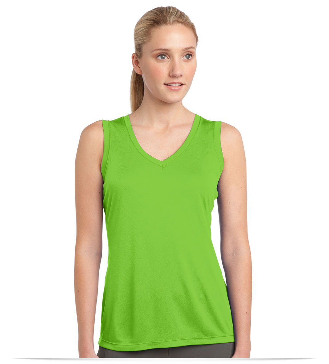 Customize Sport-Tek Ladies Sleeveless V-Neck Tee Customize Sport-Tek Ladies Sleeveless V-Neck Tee