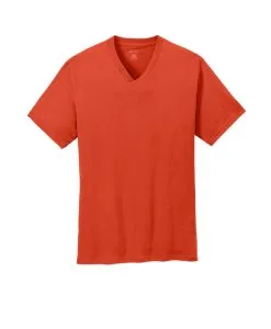 Alternative view of Port and Company 5.4-oz 100% Cotton V-Neck Tee