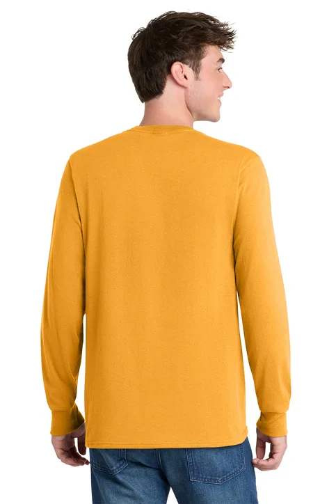 Quality Long Sleeve Cotton/Poly Tee - Image 4
