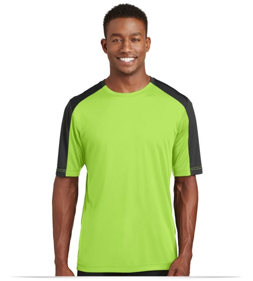 Personalized Sport-Tek Competitor Sleeve-Blocked Tee