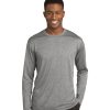 Customize Sport-Tek Long Sleeve Heather Contender Tee