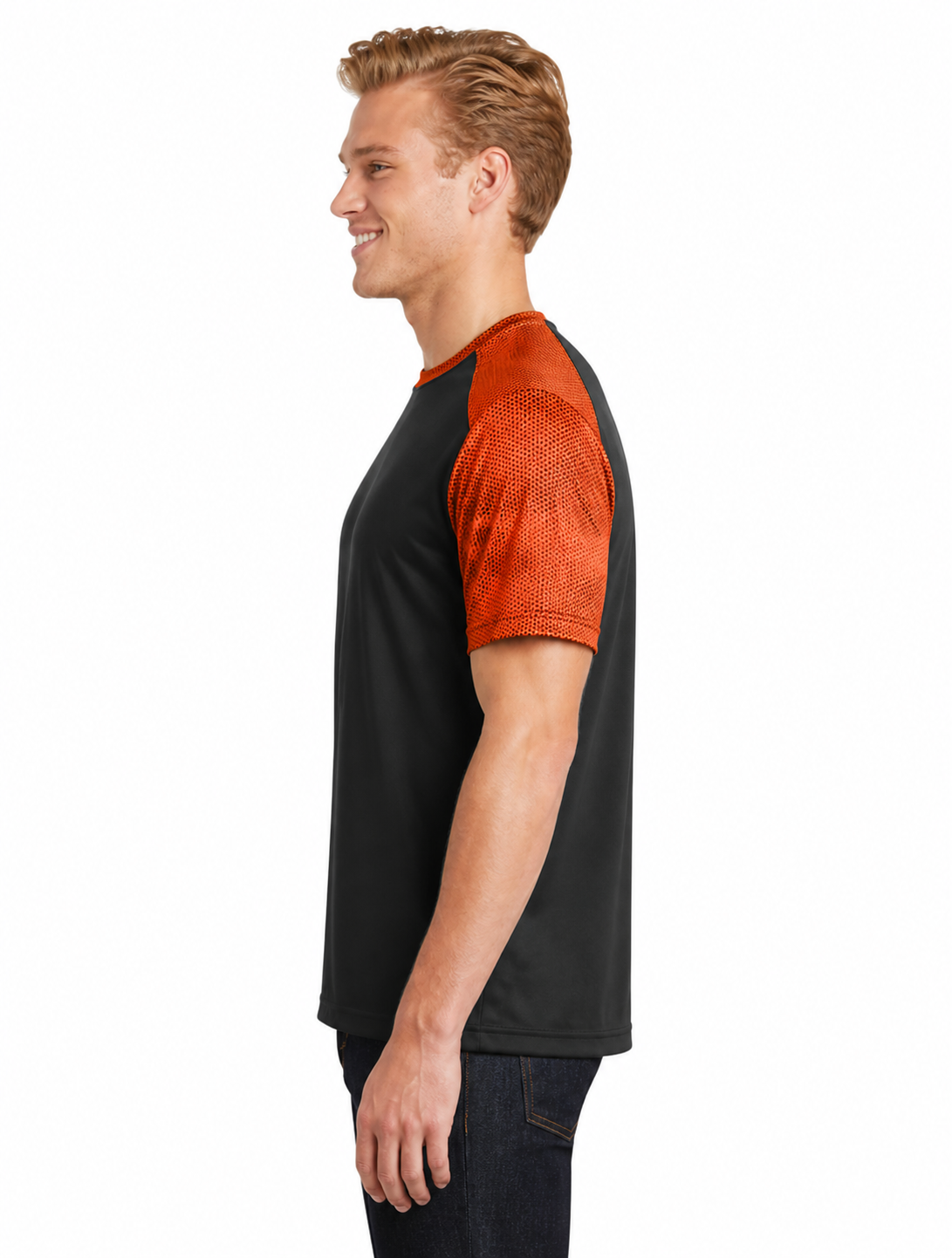 Sport-Tek CamoHex Colorblock Tee - Image 3