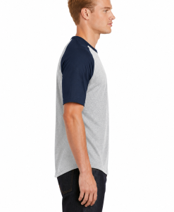 Alternative view of Sport-Tek Colorblock Raglan Jersey Tee